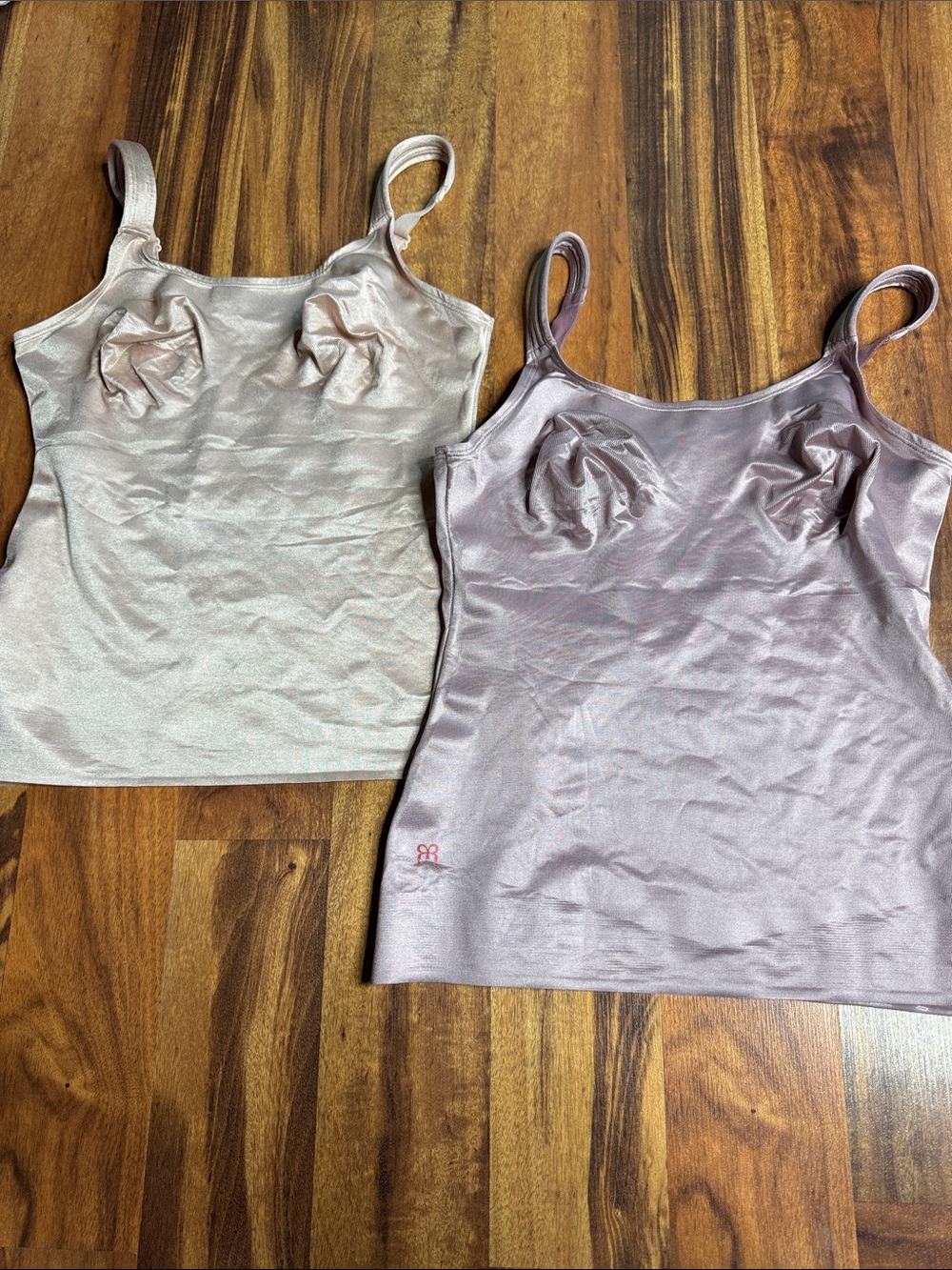 Ruby Ribbon Women’s Camisole Set - Blush and Mauve